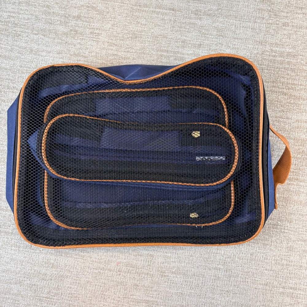 Packing Cube Set Unisex Navy Blue 3 Piece Travel Organizer AARP